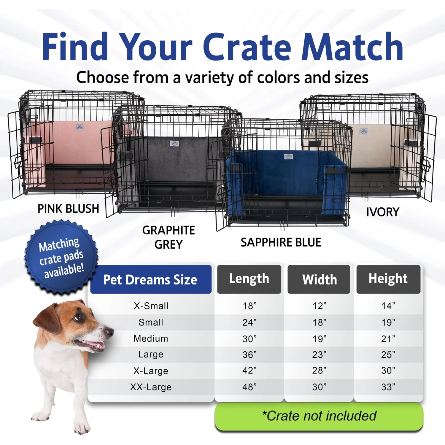 Pet Dreams Luxe Velour Dog Crate Bumper 6 Pet Dreams Luxe Velour Dog Crate Bumper - Image 4