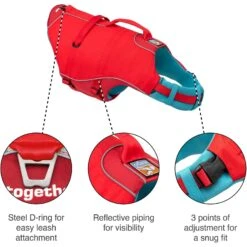 Kurgo Surf-n-Turf Dog Life Jacket 12 Kurgo Surf-n-Turf Dog Life Jacket -Dog Supplies 363019 PT3. AC SS1800 V1642636614