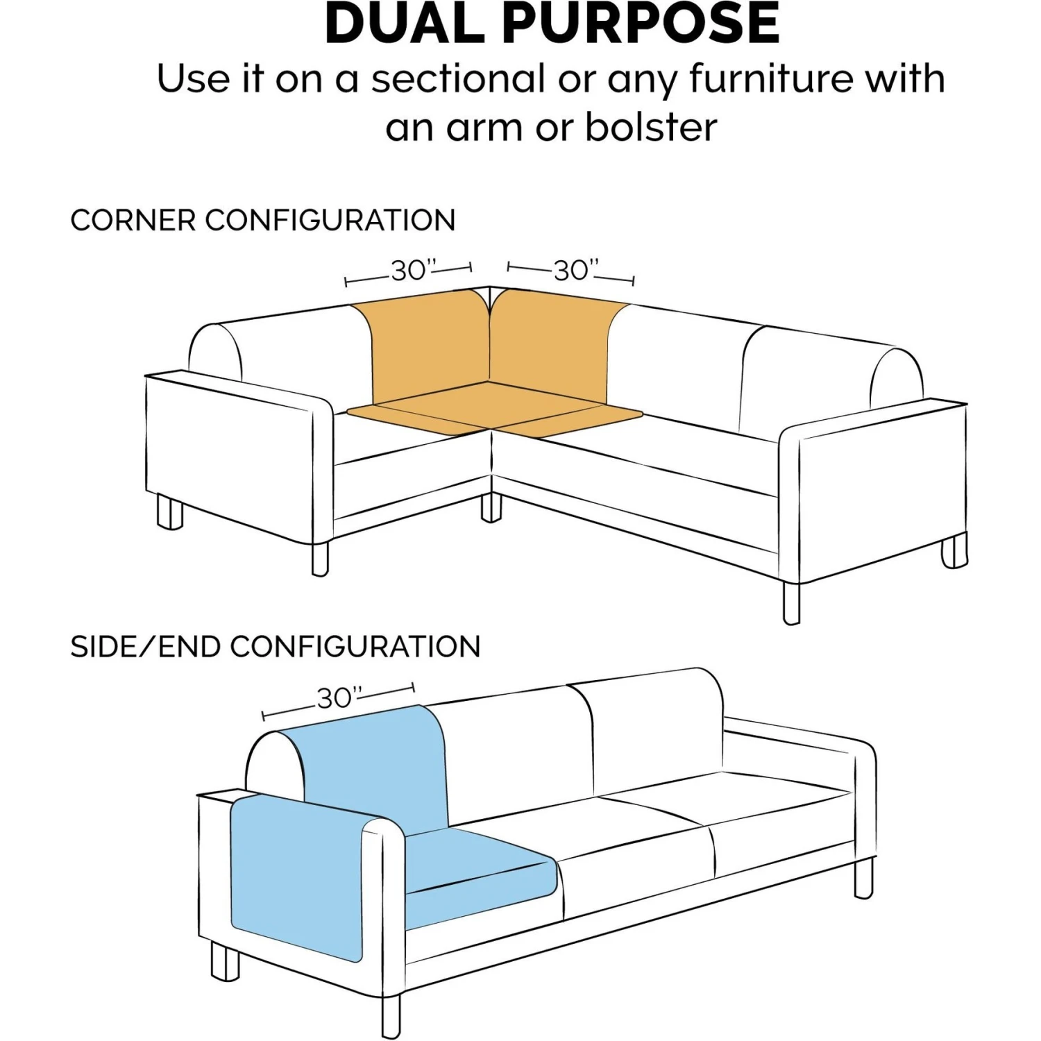 FurHaven Polyester Furniture Luxury Snuggle Spot Furniture Protector 4 FurHaven Polyester Furniture Luxury Snuggle Spot Furniture Protector - Image 2