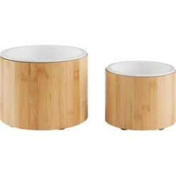 Frisco Elevated Non-Skid Bamboo Melamine Dog Bowl With Bamboo Stand 12 Frisco Elevated Non-Skid Bamboo Melamine Dog Bowl With Bamboo Stand -Dog Supplies 363391 PT5. AC SS1800 V1657657268