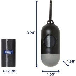 Frisco Dog Poop Bag Dispenser, 15 Count -Dog Supplies 363846 PT3. AC SS1800 V1669101089