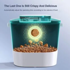 Pawshelf Vacuum Dog & Cat Food Storage Container, White, Medium -Dog Supplies 364533 PT3. AC SS1800 V1646695627