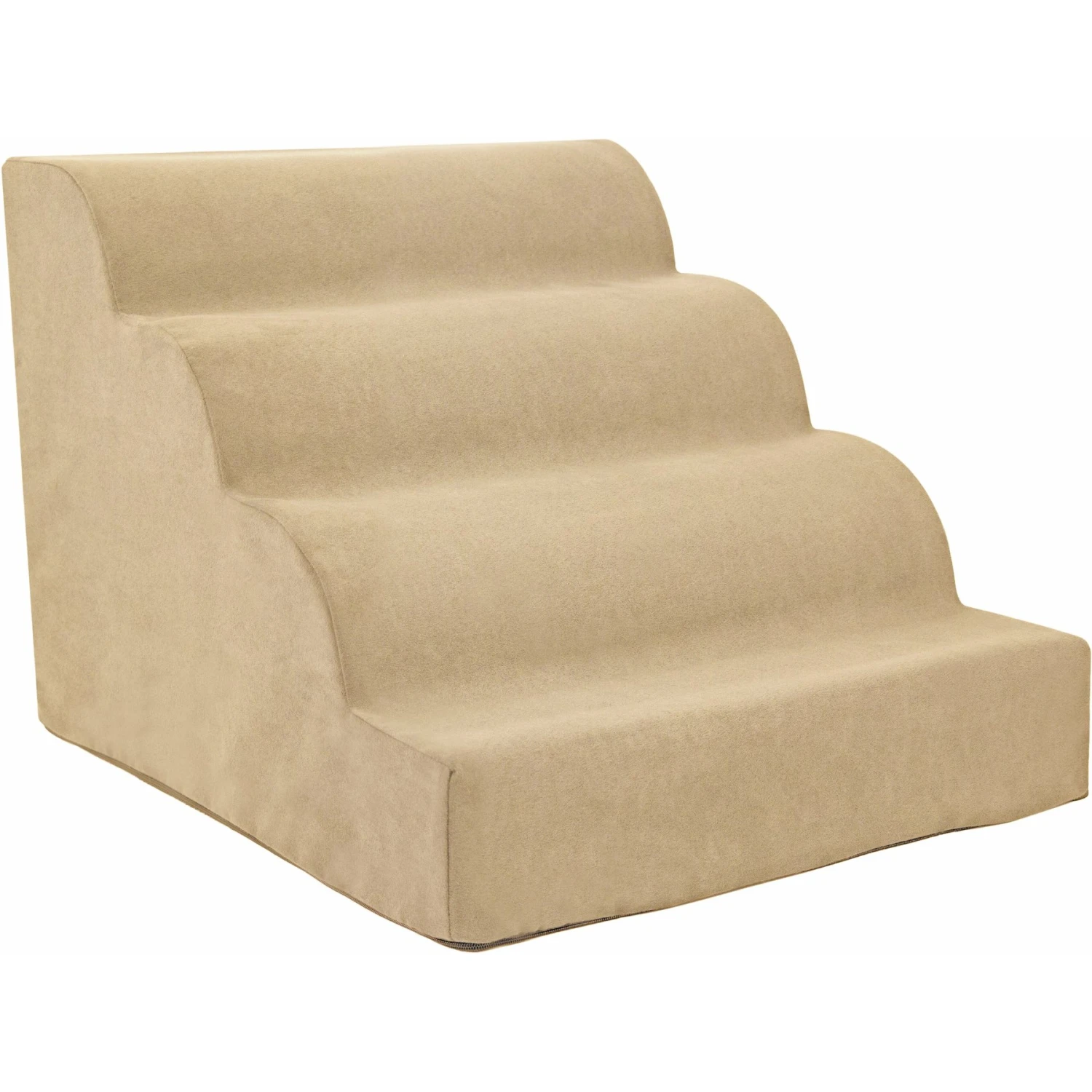 Precious Tails High Density Foam Scalloped 4 Steps Dog & Cat Stairs 4 Precious Tails High Density Foam Scalloped 4 Steps Dog & Cat Stairs - Image 2