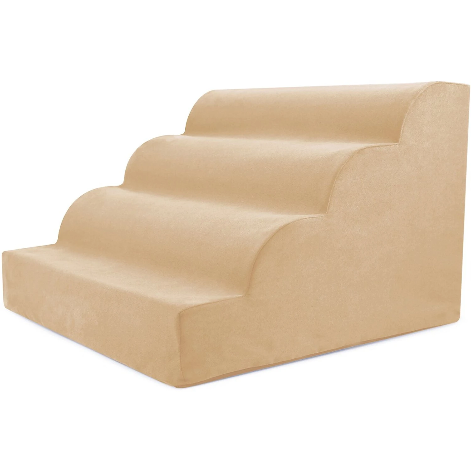Precious Tails High Density Foam Scalloped 4 Steps Dog & Cat Stairs 5 Precious Tails High Density Foam Scalloped 4 Steps Dog & Cat Stairs - Image 3