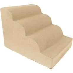 Precious Tails High Density Foam Scalloped 4 Steps Dog & Cat Stairs 14 Precious Tails High Density Foam Scalloped 4 Steps Dog & Cat Stairs -Dog Supplies 366770 PT3. AC SS1800 V1644377555