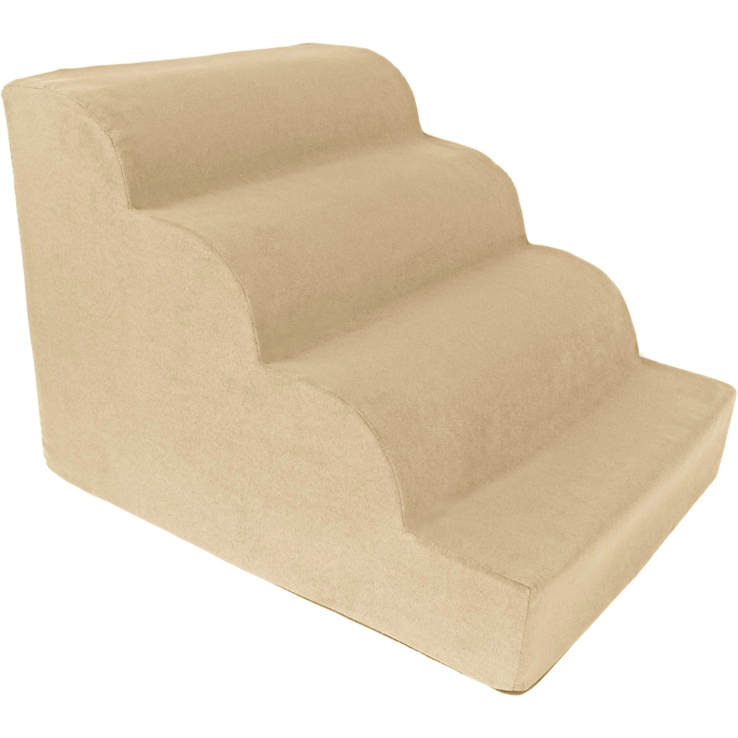 Precious Tails High Density Foam Scalloped 4 Steps Dog & Cat Stairs 6 Precious Tails High Density Foam Scalloped 4 Steps Dog & Cat Stairs - Image 4
