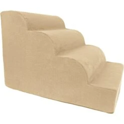 Precious Tails High Density Foam Scalloped 4 Steps Dog & Cat Stairs 15 Precious Tails High Density Foam Scalloped 4 Steps Dog & Cat Stairs -Dog Supplies 366770 PT4. AC SS1800 V1644382971