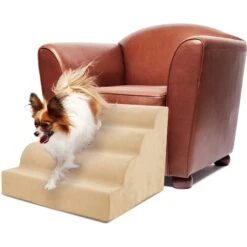 Precious Tails High Density Foam Scalloped 4 Steps Dog & Cat Stairs 19 Precious Tails High Density Foam Scalloped 4 Steps Dog & Cat Stairs -Dog Supplies 366770 PT8. AC SS1800 V1644364604