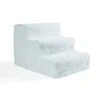 Pet Parade Three Step Dog & Cat Stairs, White, Medium 1 Pet Parade Three Step Dog & Cat Stairs, White, Medium -Dog Supplies 367101 MAIN. AC SS1800 V1643921224