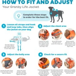 Outward Hound Granby Splash Dog Life Jacket -Dog Supplies 367127 PT2. AC SS1800 V1645227385