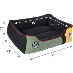 STAR WARS THE MANDALORIAN Bolster Dog & Cat Bed & STAR WARS BOBA FETT Bolster Dog & Cat Bed -Dog Supplies 370388 PT2. AC SS1800 V1645808190
