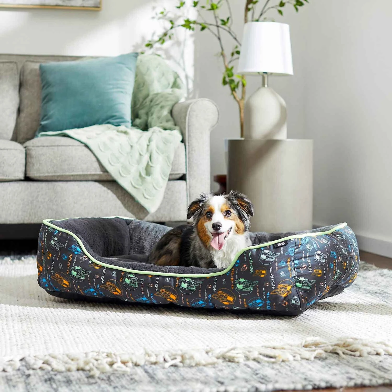 STAR WARS THE MANDALORIAN GROGU Pillow Cat & Dog Bed & STAR WARS THE MANDALORIAN GROGU Bolster Cat & Dog Bed 11 STAR WARS THE MANDALORIAN GROGU Pillow Cat & Dog Bed & STAR WARS THE MANDALORIAN GROGU Bolster Cat & Dog Bed - Image 9