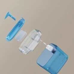 PATPET Triple Filter Ultra Quiet Pump Cat & Dog Water Fountain Dispenser, Blue, 75-oz -Dog Supplies 521670 PT3. AC SS1800 V1658217318