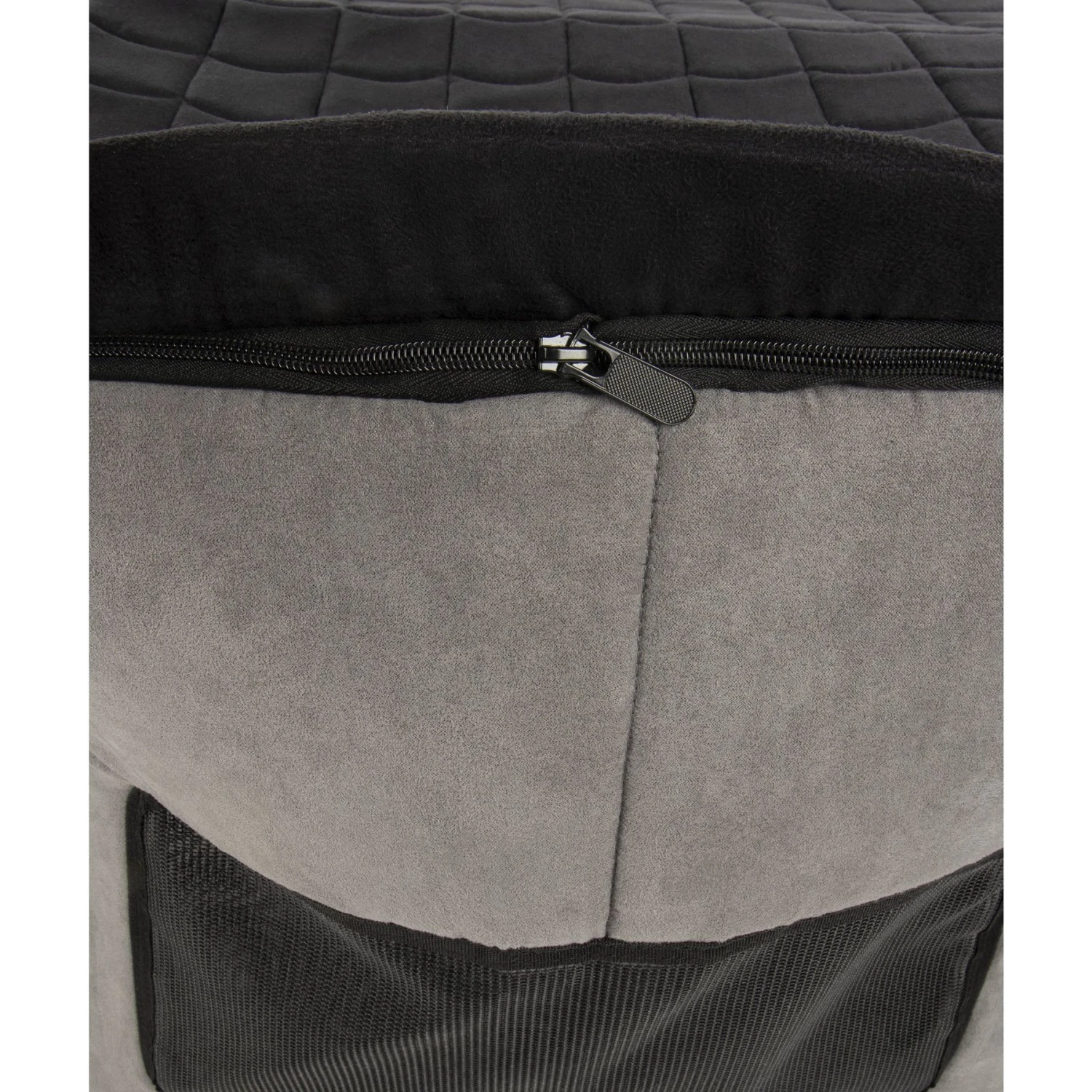 Sherpa Portable Soft Sided Foldable Cat & Dog Indoor Shelter, Gray, Medium 7 Sherpa Portable Soft Sided Foldable Cat & Dog Indoor Shelter, Gray, Medium - Image 5