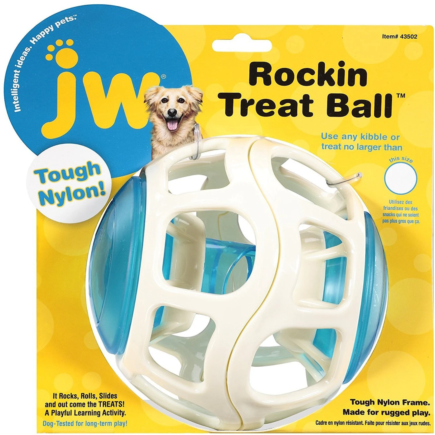 JW Pet Rockin Treat Ball 3 JW Pet Rockin Treat Ball