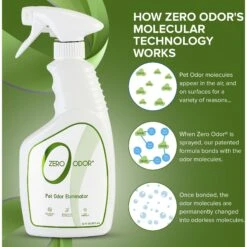 Zero Odor Pet Odor Eliminator Spray -Dog Supplies 57124 PT4. AC SS1800 V1661830425