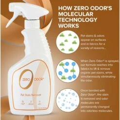 Zero Odor Pet Stain Remover Spray -Dog Supplies 57126 PT4. AC SS1800 V1661832000