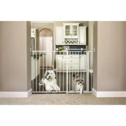 Carlson Pet Products Maxi Walk-Thru Dog Gate With Small Pet Door -Dog Supplies 58487 PT3. AC SS1800 V1567719451