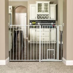 Carlson Pet Products Maxi Extra Tall Walk-Thru Dog Gate With Pet Door 8 Carlson Pet Products Maxi Extra Tall Walk-Thru Dog Gate With Pet Door -Dog Supplies 58495 PT2. AC SS1800 V1569011577