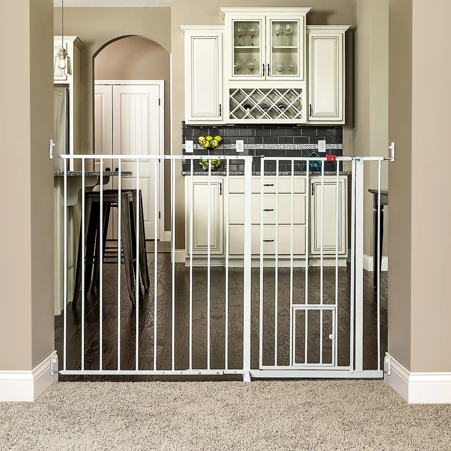 Carlson Pet Products Maxi Extra Tall Walk-Thru Dog Gate With Pet Door 5 Carlson Pet Products Maxi Extra Tall Walk-Thru Dog Gate With Pet Door - Image 3