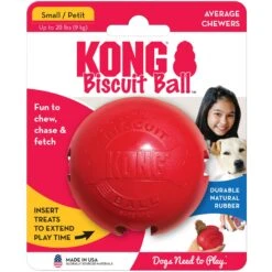 KONG Classic Biscuit Ball Dog Toy -Dog Supplies 59149 PT8. AC SS1800 V1534455425