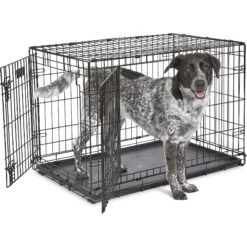 MidWest ICrate Fold & Carry Double Door Collapsible Wire Dog Crate 12 MidWest ICrate Fold & Carry Double Door Collapsible Wire Dog Crate -Dog Supplies 60384 PT1. AC SS1800 V1647555198