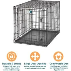 MidWest LifeStages Single Door Collapsible Wire Dog Crate 16 MidWest LifeStages Single Door Collapsible Wire Dog Crate -Dog Supplies 60411 PT6. AC SS1800 V1647554635