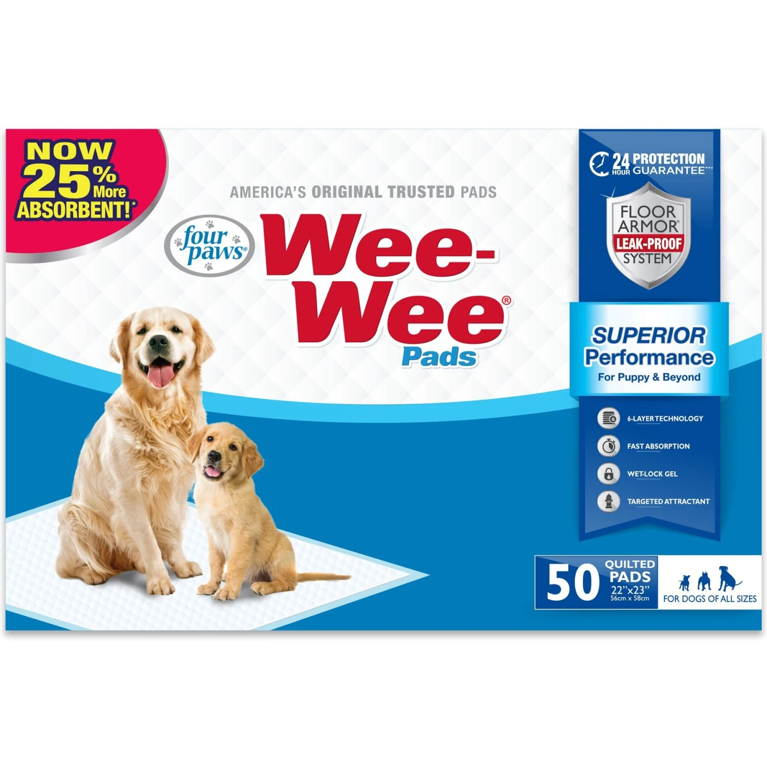 Four Paws Wee-Wee Disposable Dog Diapers & Four Paws Wee-Wee Superior Performance Dog Pee Pads 8 Four Paws Wee-Wee Disposable Dog Diapers & Four Paws Wee-Wee Superior Performance Dog Pee Pads - Image 6
