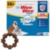 Four Paws Wee-Wee Odor Control With Febreze Freshness Dog Pads & Nylabone Power Chew Textured Dog Chew Ring Toy Flavor Medley -Dog Supplies 609542 MAIN. AC SS1800 V1660403164