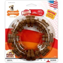 Four Paws Wee-Wee Odor Control With Febreze Freshness Dog Pads & Nylabone Power Chew Textured Dog Chew Ring Toy Flavor Medley -Dog Supplies 609542 PT6. AC SS1800 V1660403216