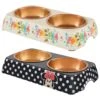 Disney Minnie Mouse Summer Bamboo Melamine Stainless Steel Double Dog & Cat Bowl & Disney Minnie Mouse Peek-A-Boo Melamine Stainless Steel Double Dog & Cat Bowl 1 Disney Minnie Mouse Summer Bamboo Melamine Stainless Steel Double Dog & Cat Bowl & Disney Minnie Mouse Peek-A-Boo Melamine Stainless Steel Double Dog & Cat Bowl -Dog Supplies 623430 MAIN. AC SS1800 V1661886632