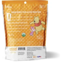 Disney Table Scraps Winnie The Pooh Organic Honey Roasted Turkey Recipe Dog Treats, 5-oz Bag & Disney Winnie The Pooh Orange Ceramic Dog & Cat Treat Jar -Dog Supplies 623486 PT2. AC SS1800 V1661896397