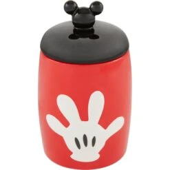 Disney Table Scraps Mickey Mouse Hot Diggity Dog Recipe Upcycled Jerky Dog Treats, 5-oz Bag & Disney Mickey Mouse Ceramic Dog & Cat Treat Jar -Dog Supplies 623510 PT5. AC SS1800 V1661895959