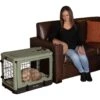 Pet Gear The Other Door Double Door Collapsible Wire Dog Crate & Plush Pad, Sage 2 Pet Gear The Other Door Double Door Collapsible Wire Dog Crate & Plush Pad, Sage -Dog Supplies 64489 MAIN. AC SS1800 V1673379025