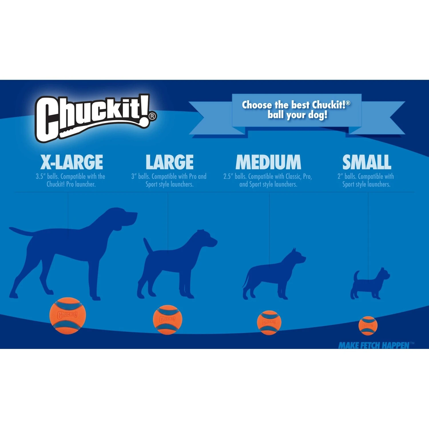 Chuckit! Fetch Ball Dog Toy, Color Varies 6 Chuckit! Fetch Ball Dog Toy, Color Varies - Image 4