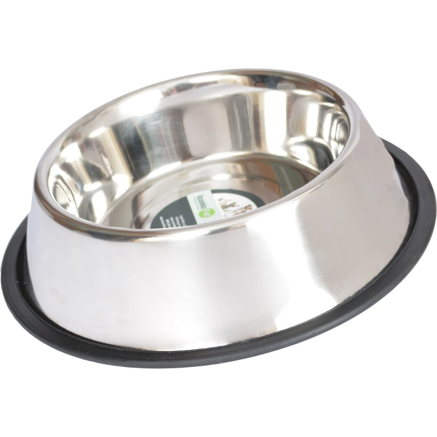 Iconic Pet Stainless Steel Non-Skid Dog & Cat Bowl, 2 Count 5 Iconic Pet Stainless Steel Non-Skid Dog & Cat Bowl, 2 Count - Image 3