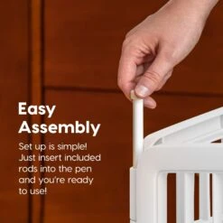 IRIS USA 4-8 Panel Dog Exercise Playpen With Door -Dog Supplies 65439 PT2. AC SS1800 V1567185186