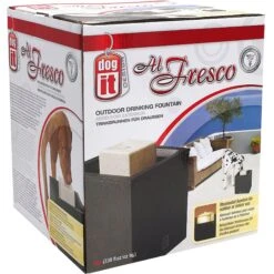 Dogit Design Alfresco Outdoor Drinking Plastic Fountain -Dog Supplies 65640 PT1. AC SS1800 V1626360368