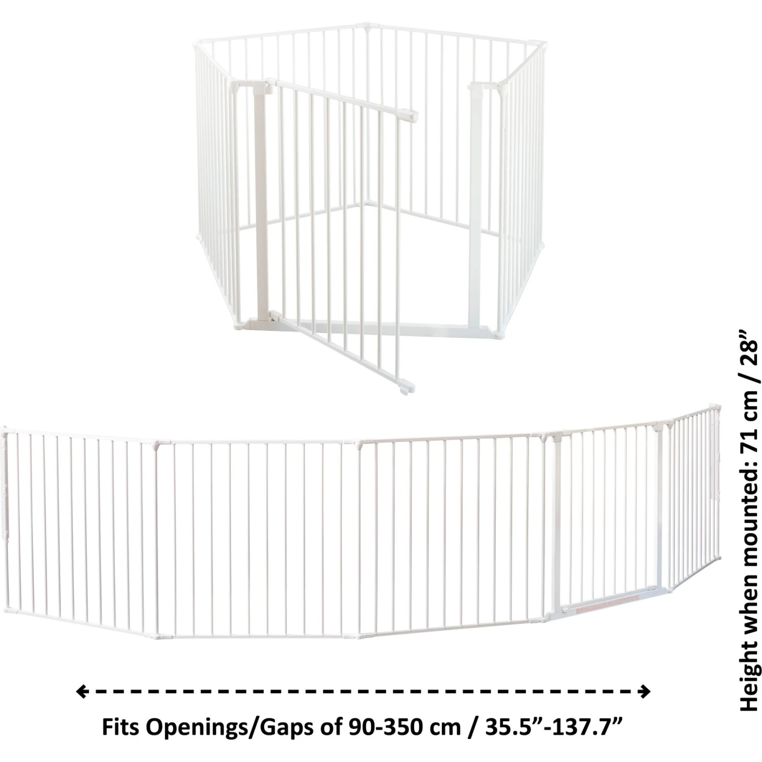 Scandinavian Pet 28-in Flex Configurable Dog Gate 5 Scandinavian Pet 28-in Flex Configurable Dog Gate - Image 3