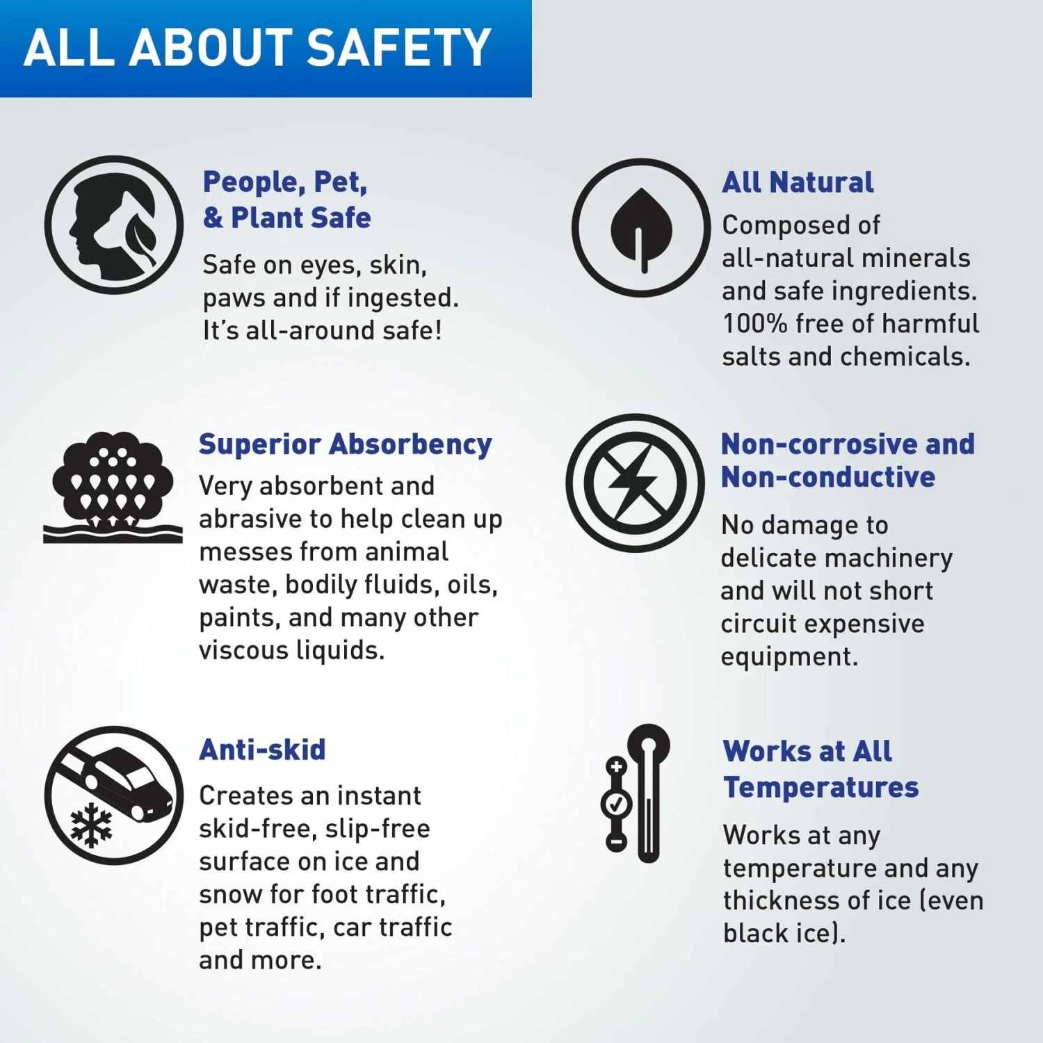 Traction Magic Anti Slip Agent Dog & Cat Poop Bags, 15-lb Bucket, 2 Count 6 Traction Magic Anti Slip Agent Dog & Cat Poop Bags, 15-lb Bucket, 2 Count - Image 4