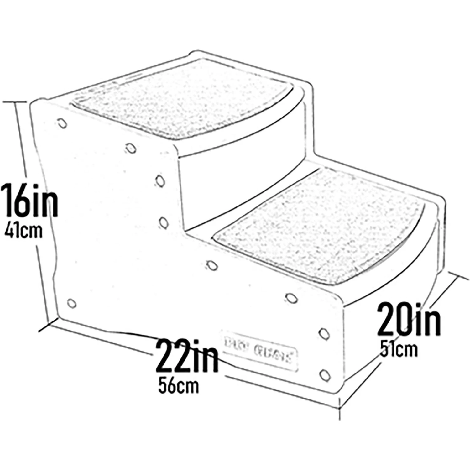 Pet Gear Easy Step II Extra Wide Cat & Dog Stairs 4 Pet Gear Easy Step II Extra Wide Cat & Dog Stairs - Image 2