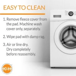 K&H Pet Products Original Lectro-Kennel Outdoor Heated Dog Pad With Cover -Dog Supplies 69506 PT7. AC SS1800 V1643396788