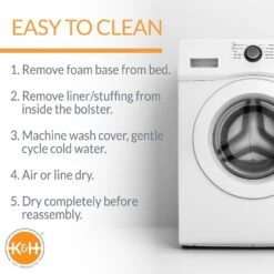 K&H Pet Products Orthopedic Bolster Cat & Dog Bed 11 K&H Pet Products Orthopedic Bolster Cat & Dog Bed -Dog Supplies 69694 PT3. AC SS1800 V1637629039