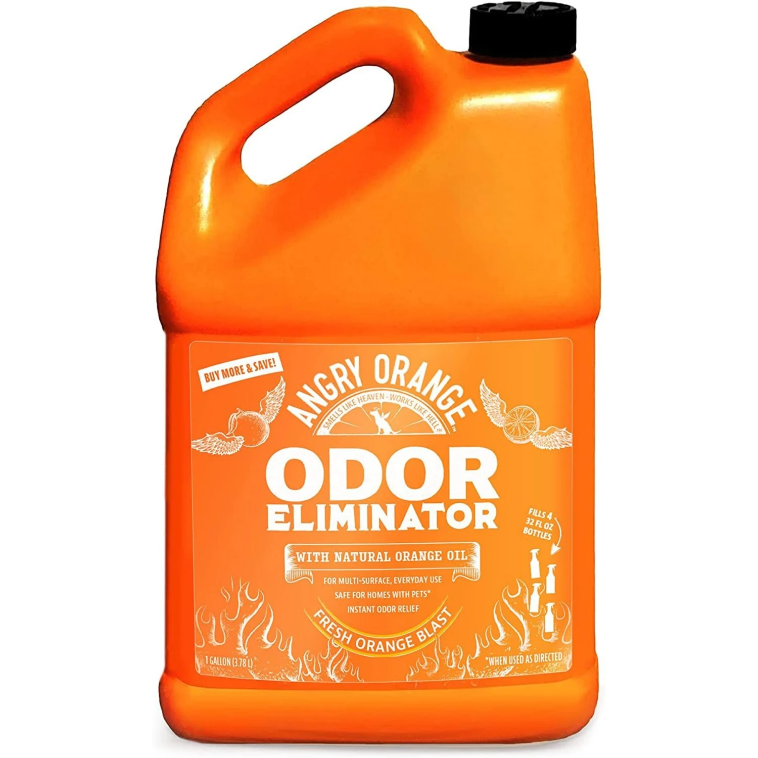 Angry Orange RTU Orange Scented Carpet Odor Eliminator, 128-oz Bottle 3 Angry Orange RTU Orange Scented Carpet Odor Eliminator, 128-oz Bottle