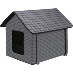 TRIXIE Insulated Outdoor Cat & Dog House, Gray 14 TRIXIE Insulated Outdoor Cat & Dog House, Gray -Dog Supplies 701646 PT3. AC SS1800 V1668548318