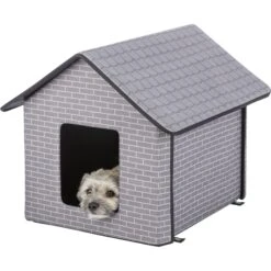 TRIXIE Insulated Outdoor Cat & Dog House, Gray 18 TRIXIE Insulated Outdoor Cat & Dog House, Gray -Dog Supplies 701646 PT7. AC SS1800 V1668548203