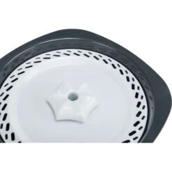 TRIXIE Flower Cat & Dog Water Fountain, White/Gray, 68-oz -Dog Supplies 701790 PT3. AC SS1800 V1668456950