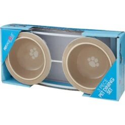 PetRageous Designs Toftee's Paws Double Diner Elevated Pet Bowls -Dog Supplies 70368 PT3. AC SS1800 V1539704637
