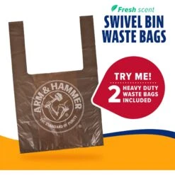 Arm & Hammer Swivel Bin & Rake Backyard Waste Pickup -Dog Supplies 70666 PT5. AC SS1800 V1659634888