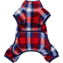 Frisco Cozy Plush Fleece Dog & Cat PJs, Plaid -Dog Supplies 719102 PT5. AC SS1800 V1692378398